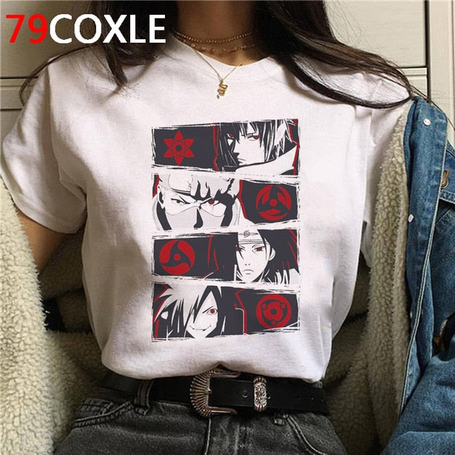 Naruto Summer Harajuku Cool Unisex Anime Funny Cartoon T-shirt