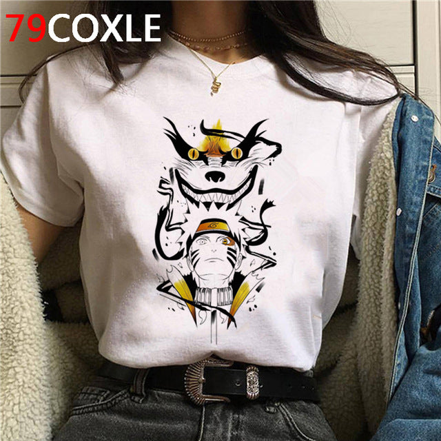 Naruto Summer Harajuku Cool Unisex Anime Funny Cartoon T-shirt