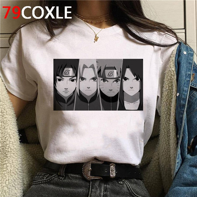 Naruto Summer Harajuku Cool Unisex Anime Funny Cartoon T-shirt