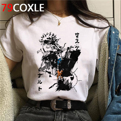 Naruto Summer Harajuku Cool Unisex Anime Funny Cartoon T-shirt