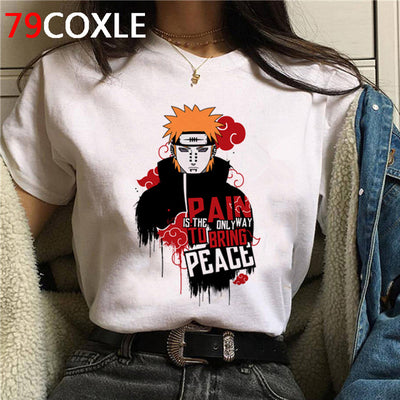 Naruto Summer Harajuku Cool Unisex Anime Funny Cartoon T-shirt