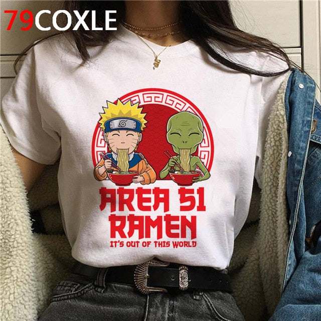 Naruto Summer Harajuku Cool Unisex Anime Funny Cartoon T-shirt