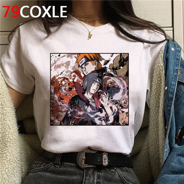 Naruto Summer Harajuku Cool Unisex Anime Funny Cartoon T-shirt